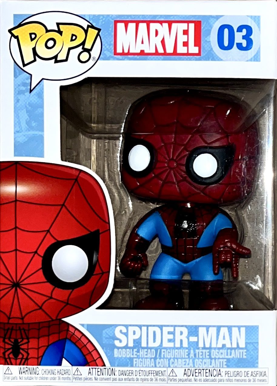postre cuero fotografía Funko Pop Spider-Man 03 - Fridafunko tienda Funko Pop!