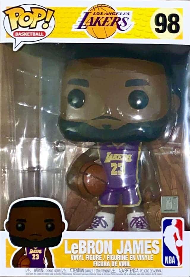 Funko Super Sized 25 cm POP! NBA Vinyl Figur: LeBron James (Purple