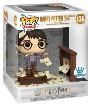 Funko Pop Deluxe Harry Potter Anniversary Harry Potter with Hogwarts Letters Exclusive 136